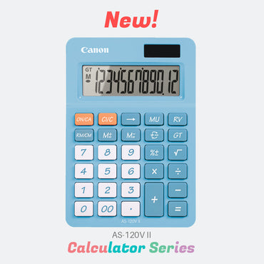 Canon AS-120V II Dual Power Desktop Calculator