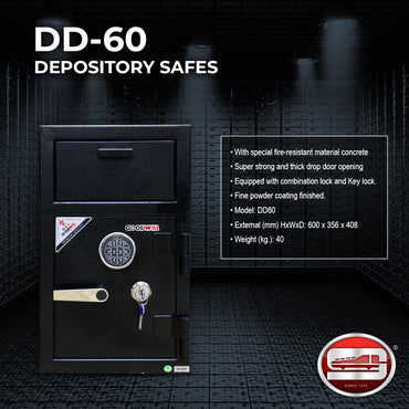 Goodwill DD-60 Electronic & Combination Depository Safes