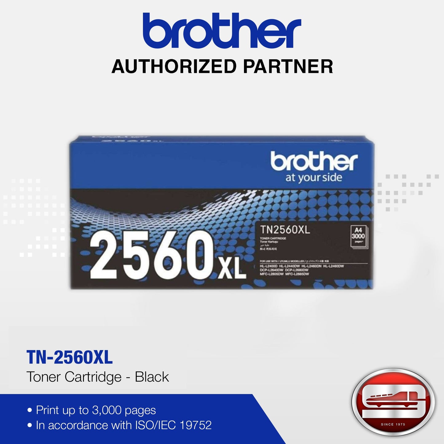 Brother TN-2560XL Toner Cartridge - Black