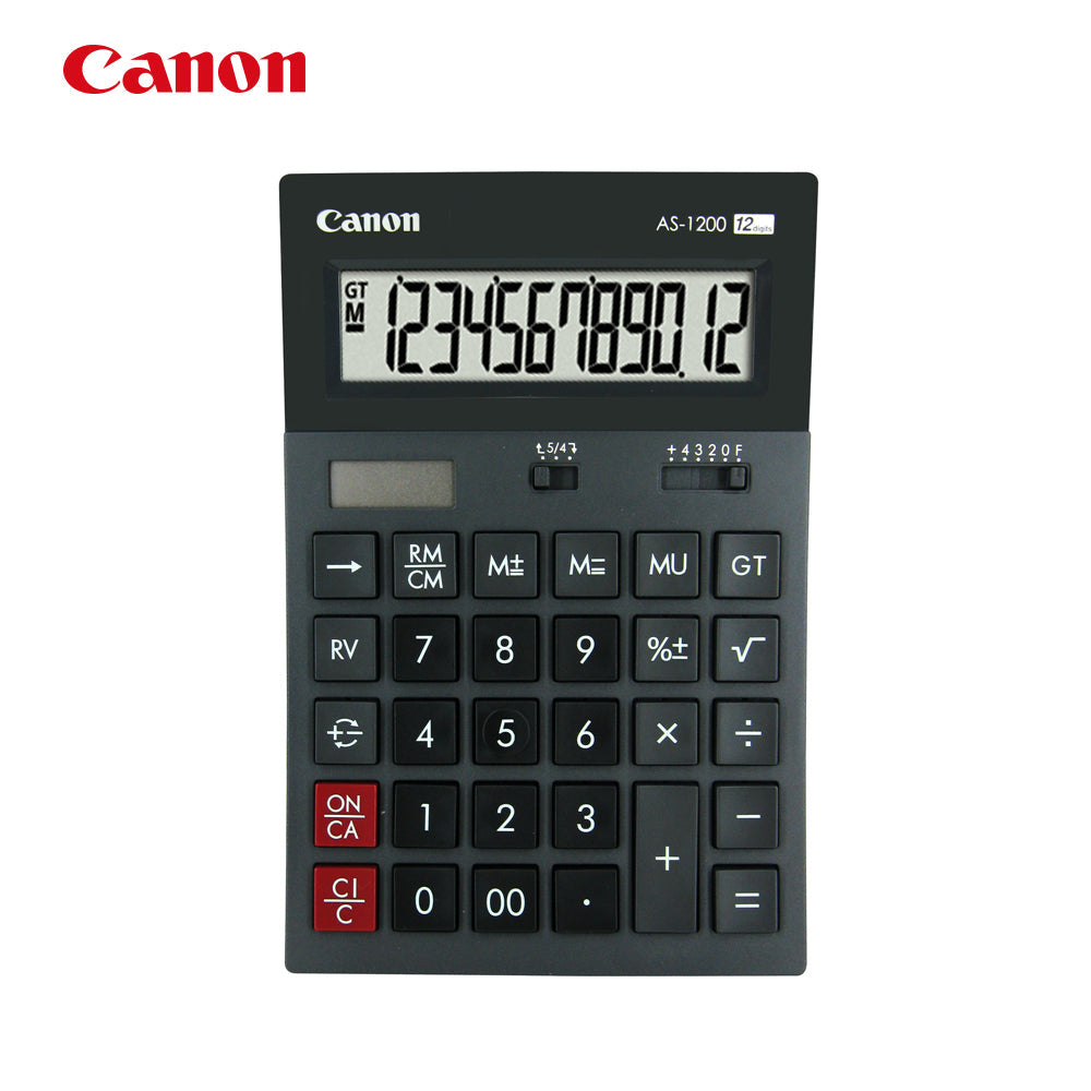 Canon AS-1200 Desktop Calculator (12-digit)