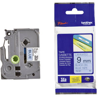 Brother TZe-521 Black on Blue 9mm Labelling Tape (100% Original)