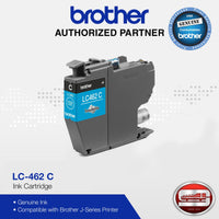 Brother LC-462C Cyan Genuine Ink Cartridge (550 page yield)