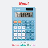 Canon AS-120V II Dual Power Desktop Calculator