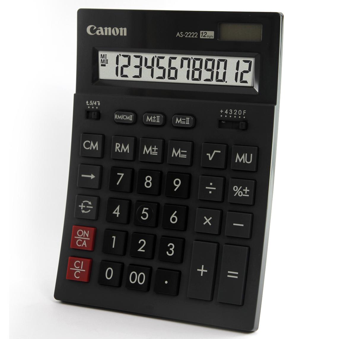 Canon AS-2222 Desktop Calculator (Black)