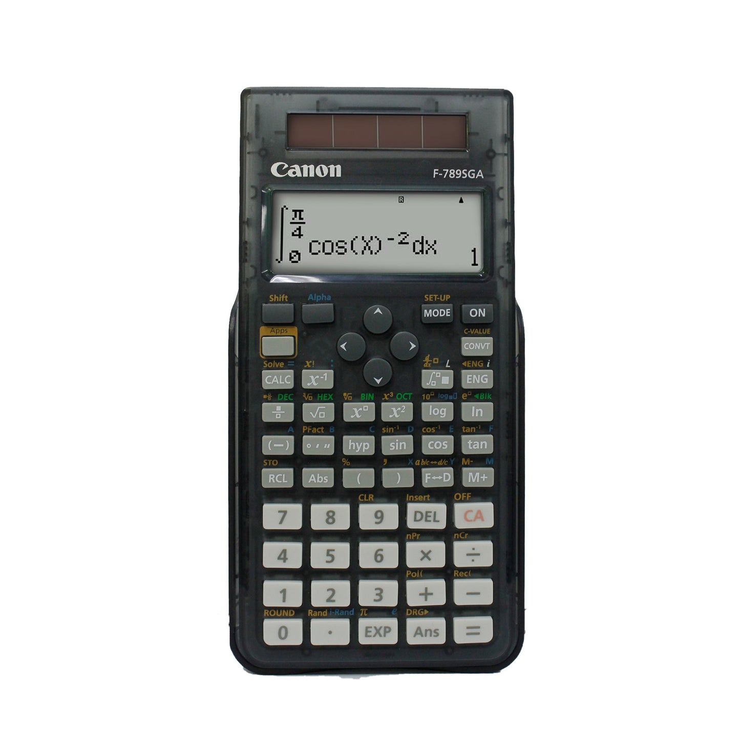 Canon F-789SGA Scientific Calculator (Transparent Casing)