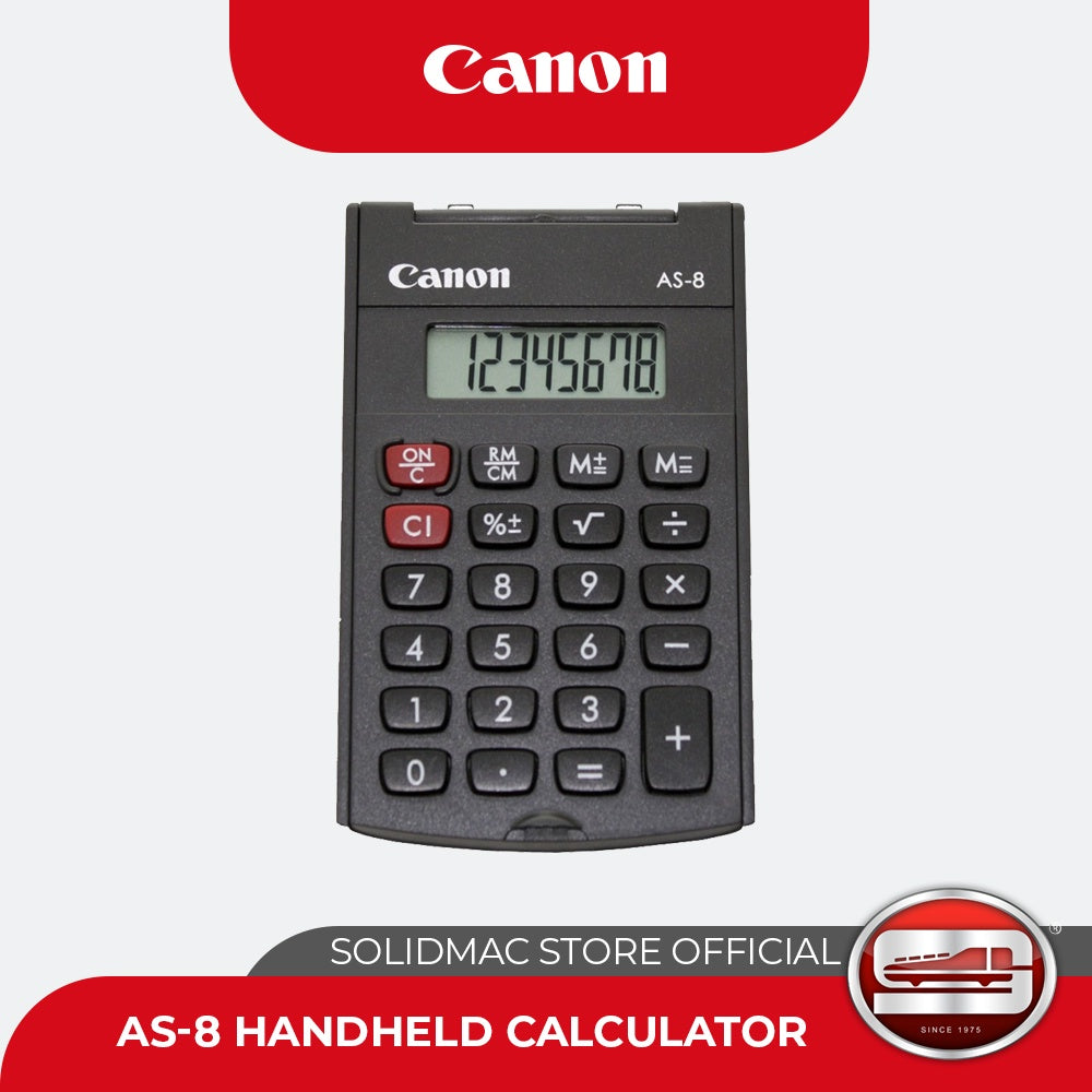 Canon AS-8 Handheld Calculator