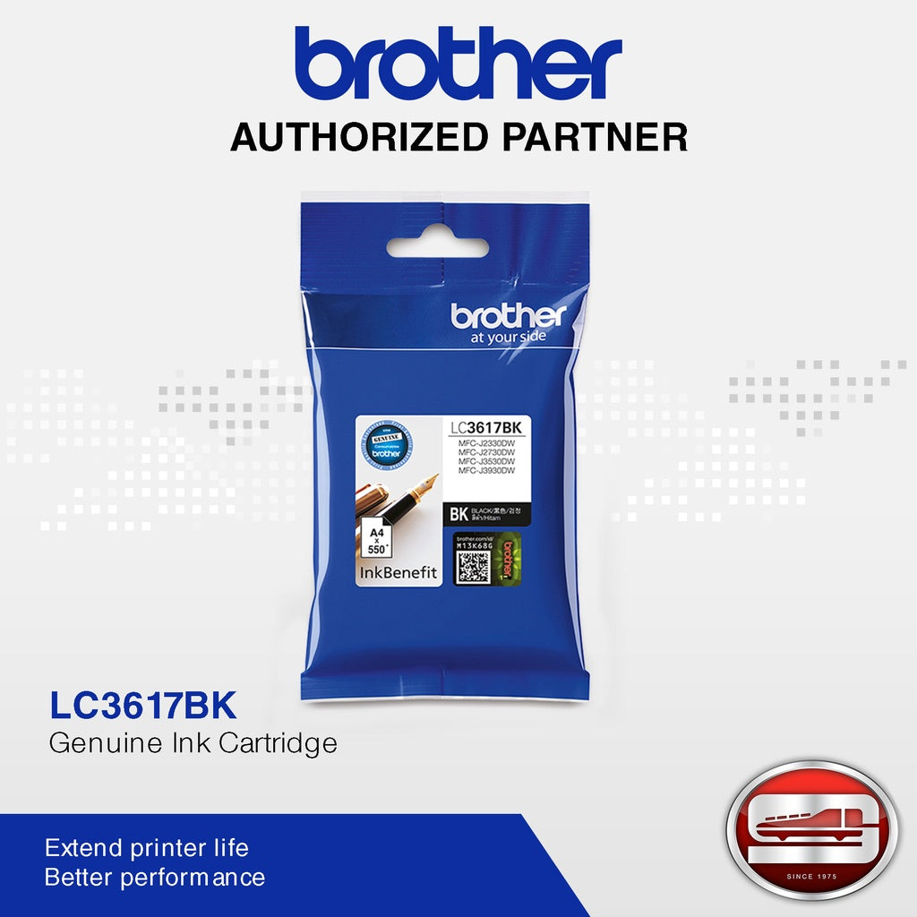 Brother Colour Inkjet Multi-Function LC3617BK (Black) ORIGINAL