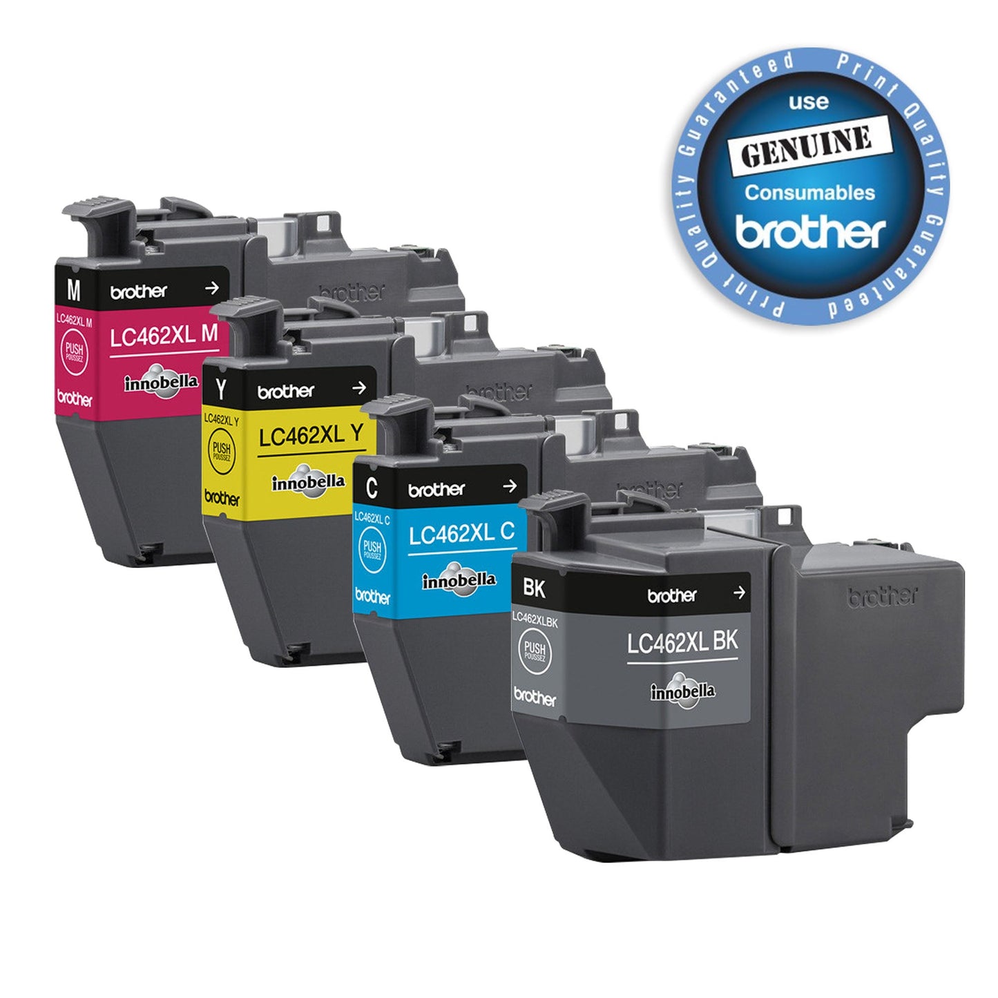 Brother LC-462XLC Cyan Genuine Ink Cartridge (1,500 page yield)
