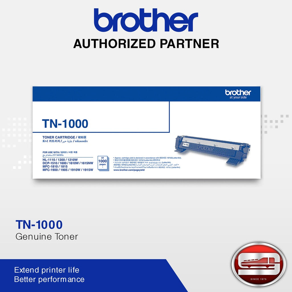 Brother TN-1000 ASA Printer Toner Cartridge ORIGINAL