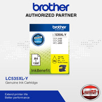 Brother Colour Inkjet Multi-Function LC-535XL (Yellow) ORIGINAL