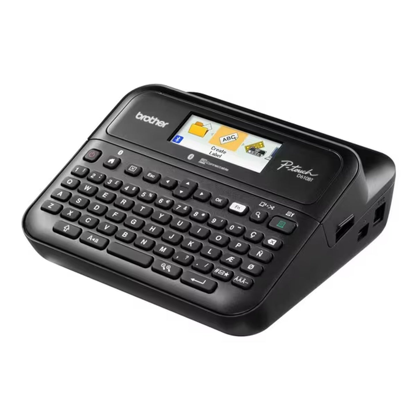 Brother PT-D610BT Label Printer Desktop Bluetooth and PC Connectable Label Printer