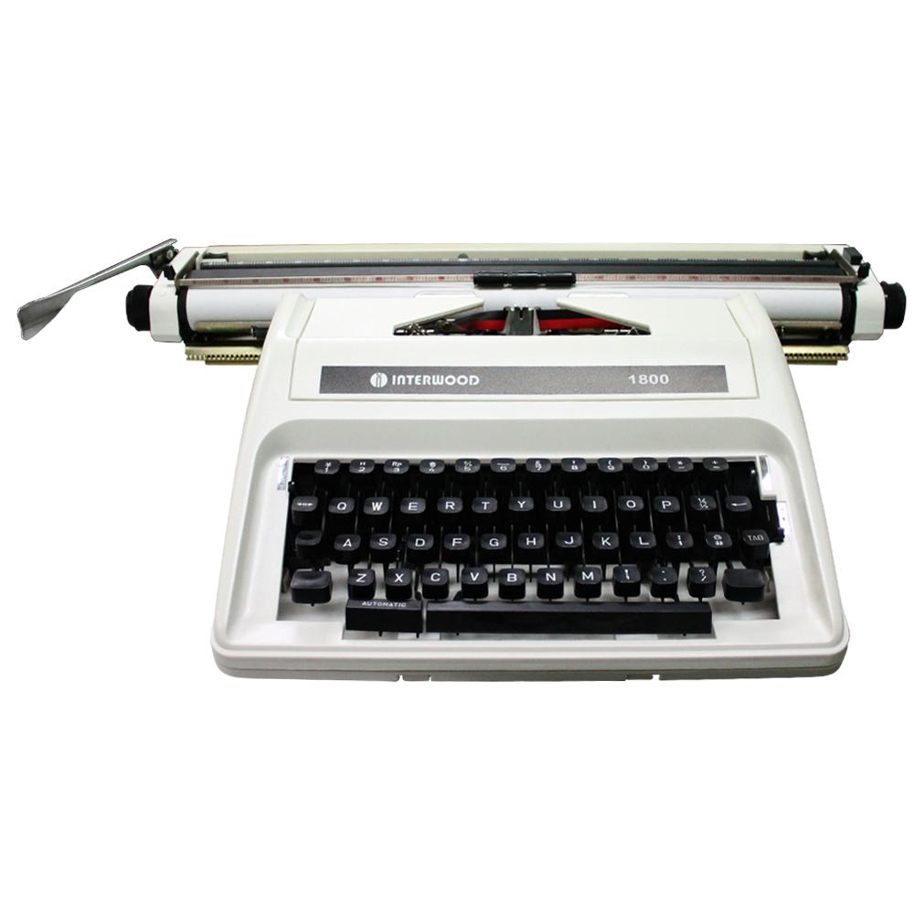 Interwood 1800 Semi Standard 18" Manual Typewriter