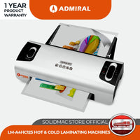 Admiral LM-A4HC125 Hot and Cold Laminating Machine