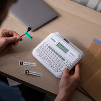 Brother PT-D410 Desktop PC Connectable Label Printer with Twin Pack TZe-221 Tapes 9mm