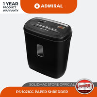 Admiral PS-1021CC Paper Shredder Crosscut