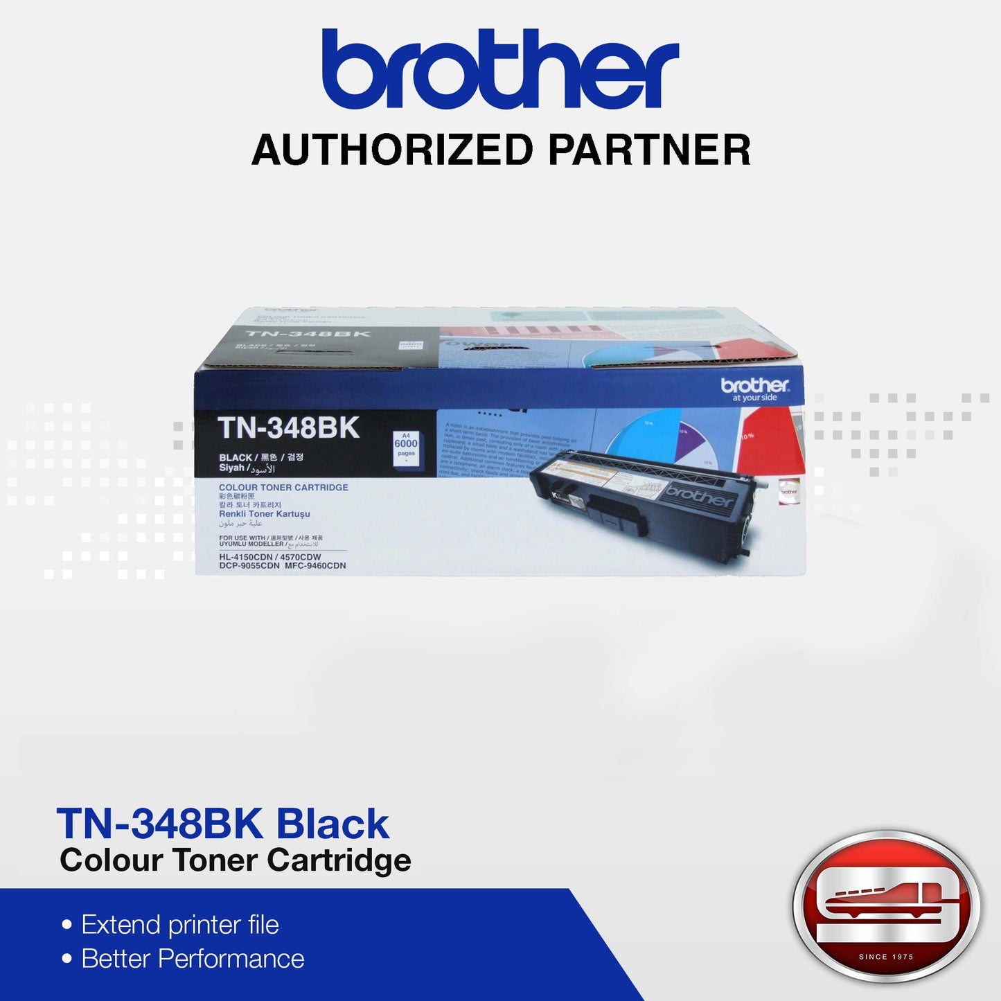 Brother Toner & Drum TN348 CMYK
