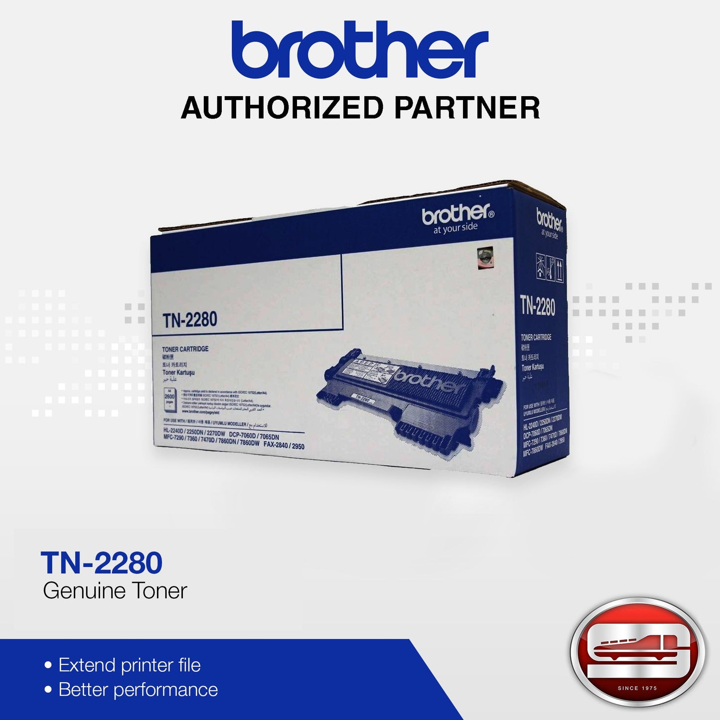 Brother TN-2280 Toner for HL-2240D, HL-2270DW / 2,600 pages