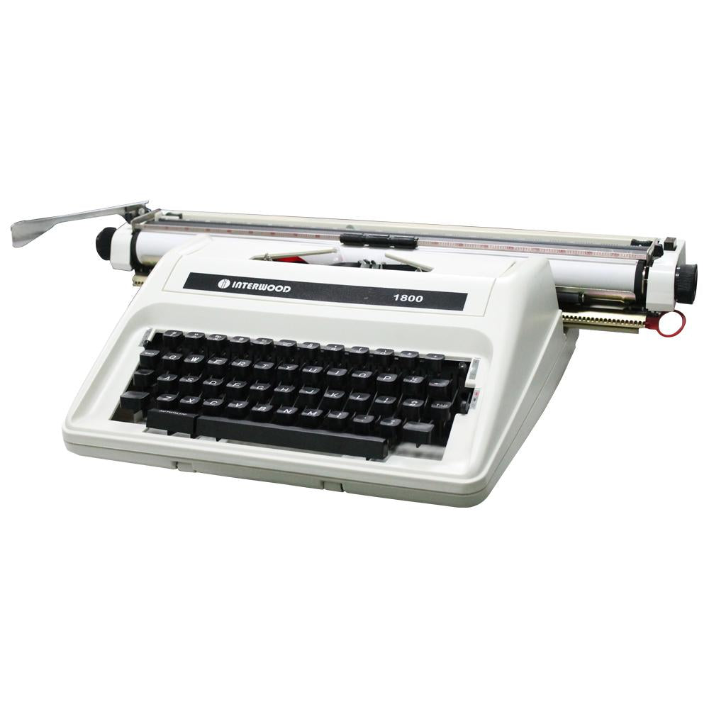 Interwood 1800 Semi Standard 18" Manual Typewriter