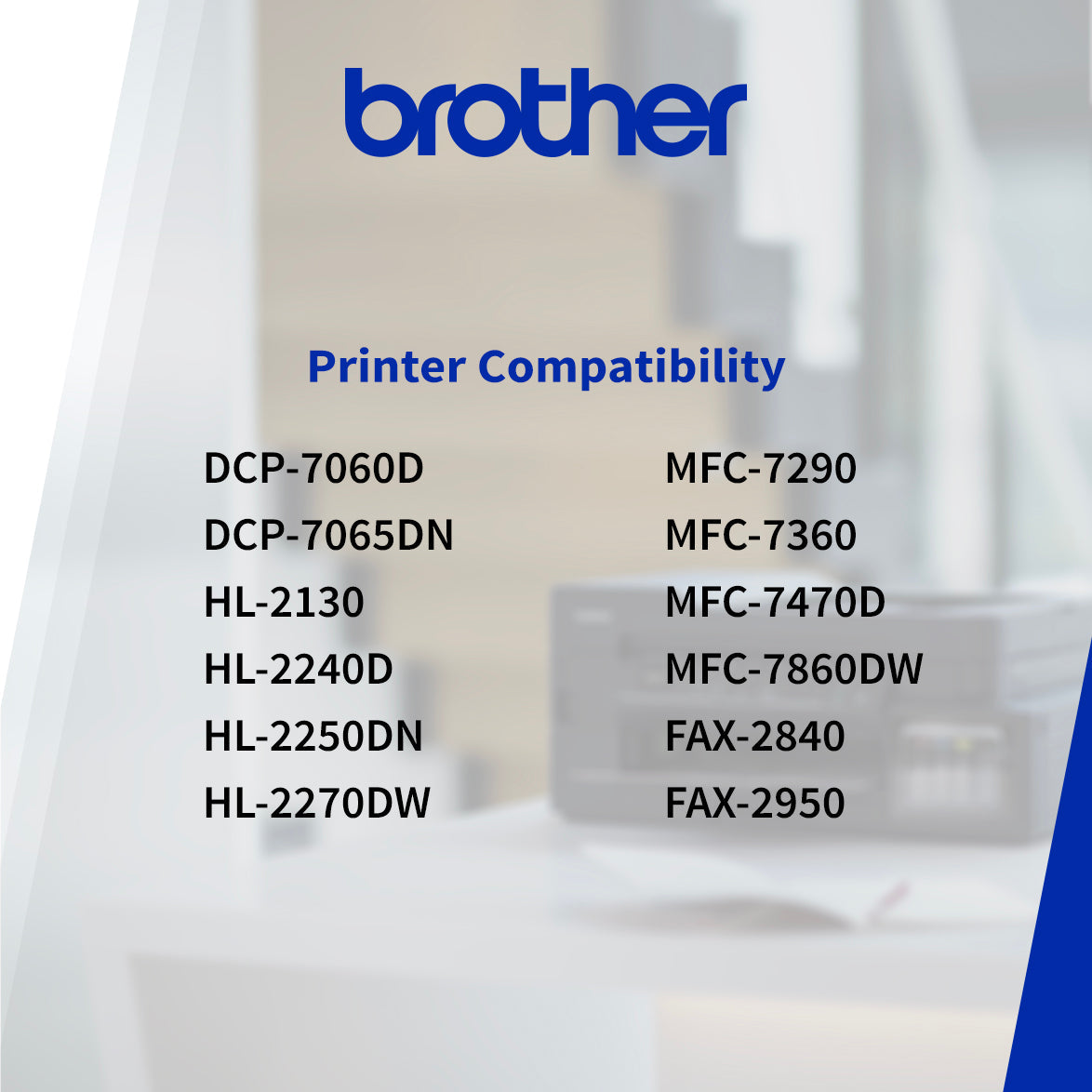 Brother TN-2260 Toner for HL2270DW, 1200 pages