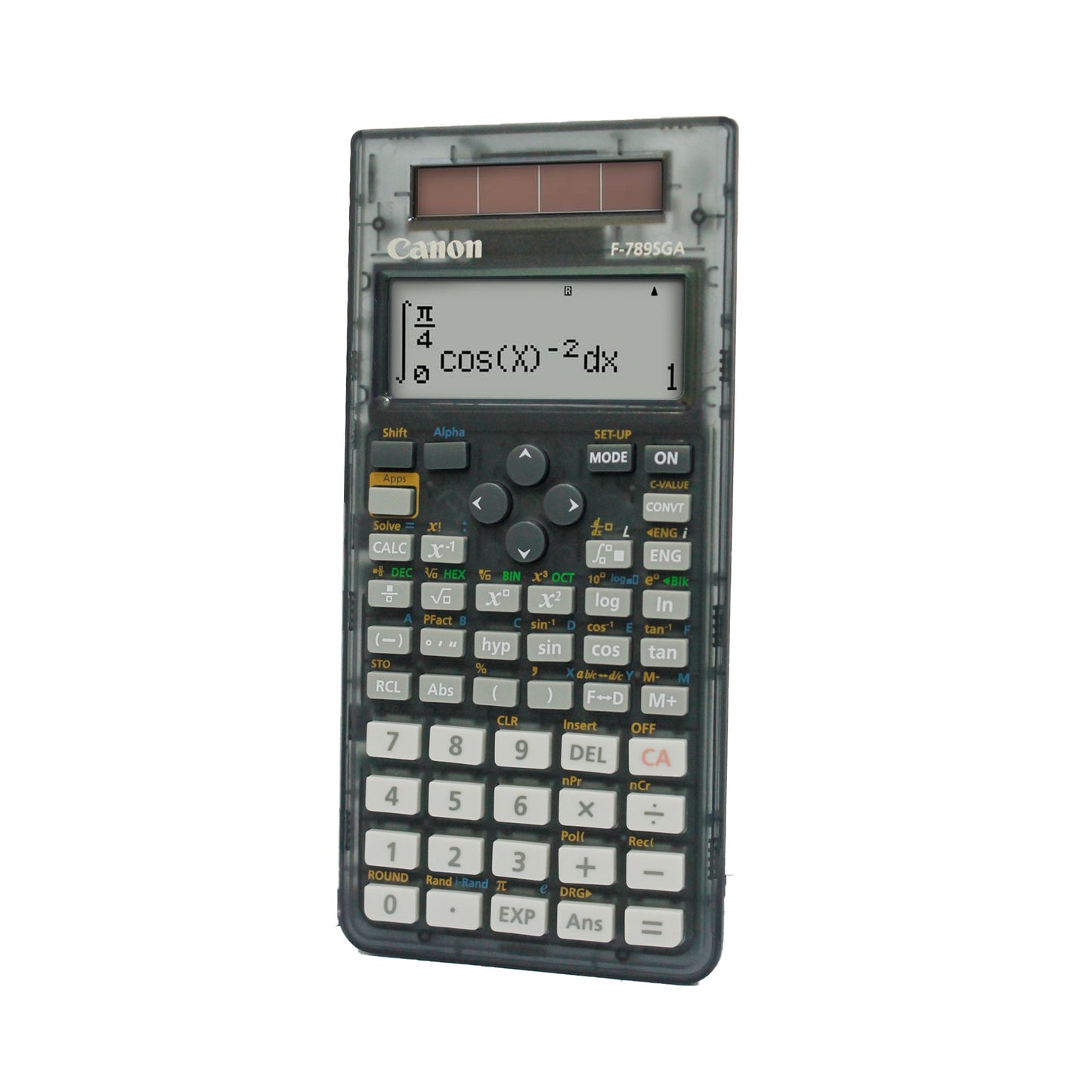 Canon F-789SGA Scientific Calculator (Transparent Casing)