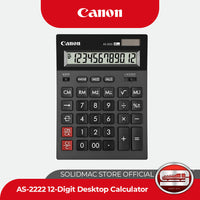 Canon AS-2222 Desktop Calculator (Black)