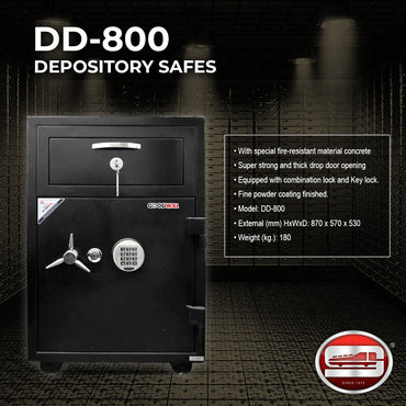 Goodwill DD-800 Electronic & Combination Depository Safes