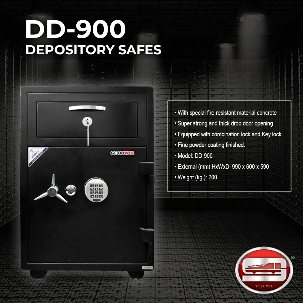 Goodwill DD-900 Electronic & Combination Depository Safes