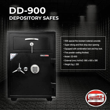 Goodwill DD-900 Electronic & Combination Depository Safes