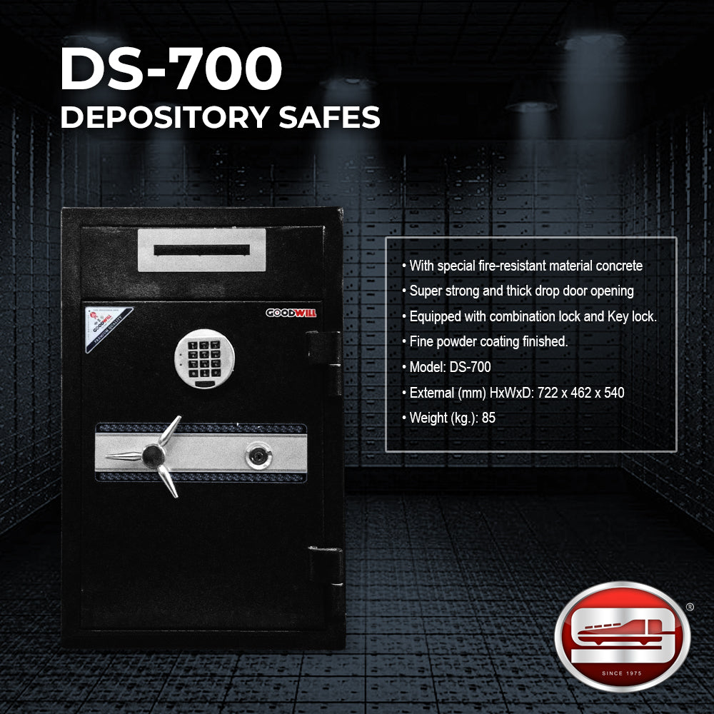 Goodwill DS-700 Electronic & Combination Depository Safes