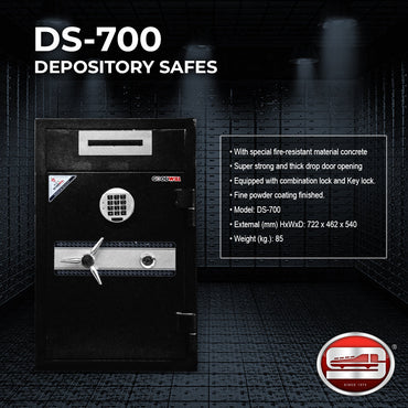Goodwill DS-700 Electronic & Combination Depository Safes