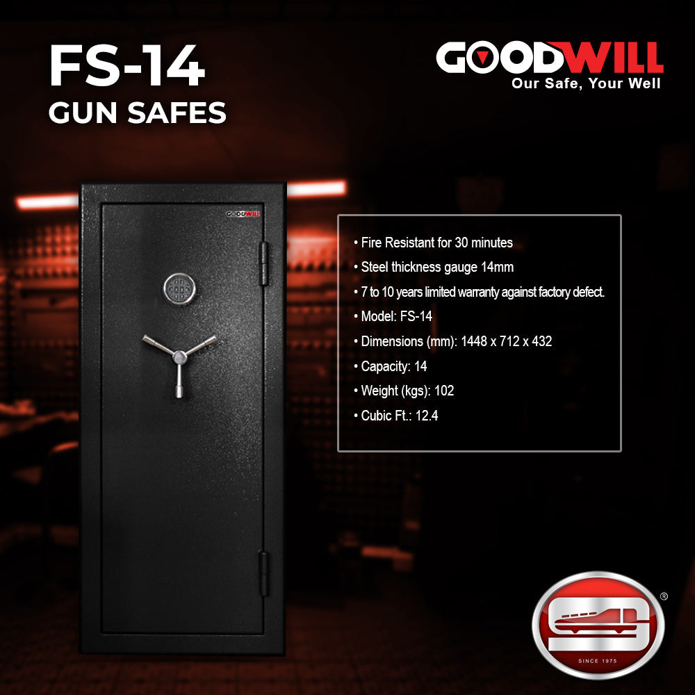 Goodwill FS-14 Electronic & Combination Gun Safe