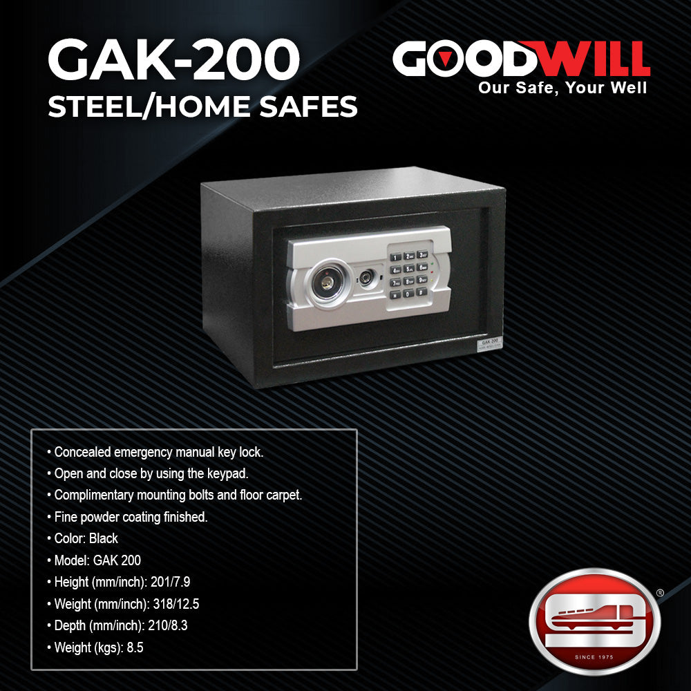 Goodwill GAK-200 Steel/Home Safes