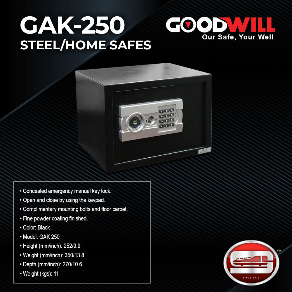 Goodwill GAK-250 Steel/Home Safes