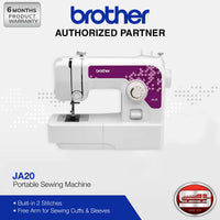 Brother JA20 Electric Sewing Machine (2 Built-in Stitches)