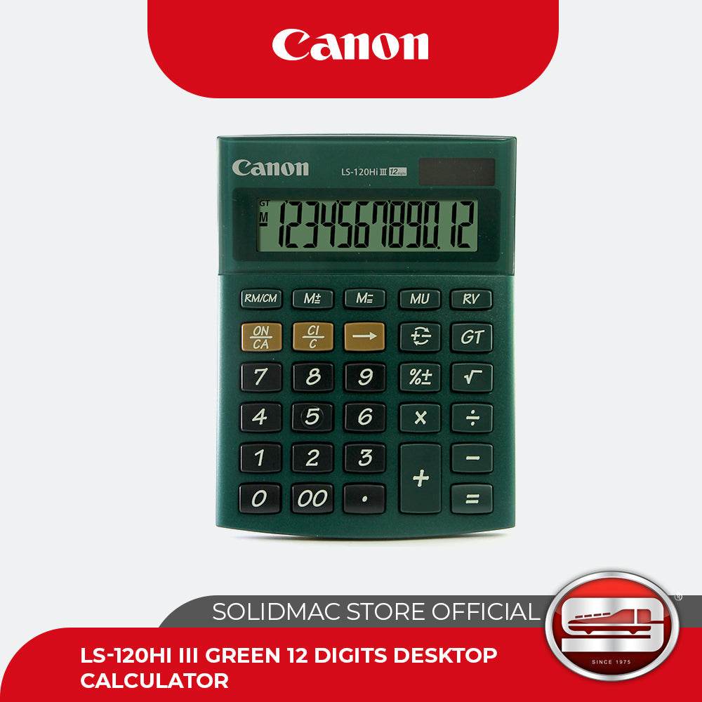 Canon LS-120Hi III Desktop Calculator (Green)