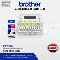 Brother PT-D210 Label Printer All-new Standalone Easy-to-Use Label Maker for Personal Purposes of Hobby and Home Use