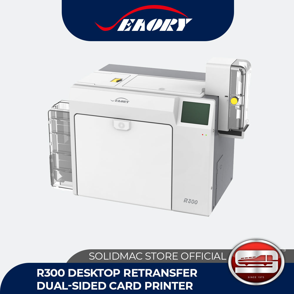 Seaory R300 Desktop Retransfer Dual-sided Card Printer