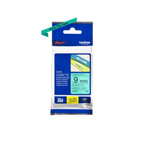 Brother TZe-721 Black on Green 9mm Labelling Tape (100% Original)