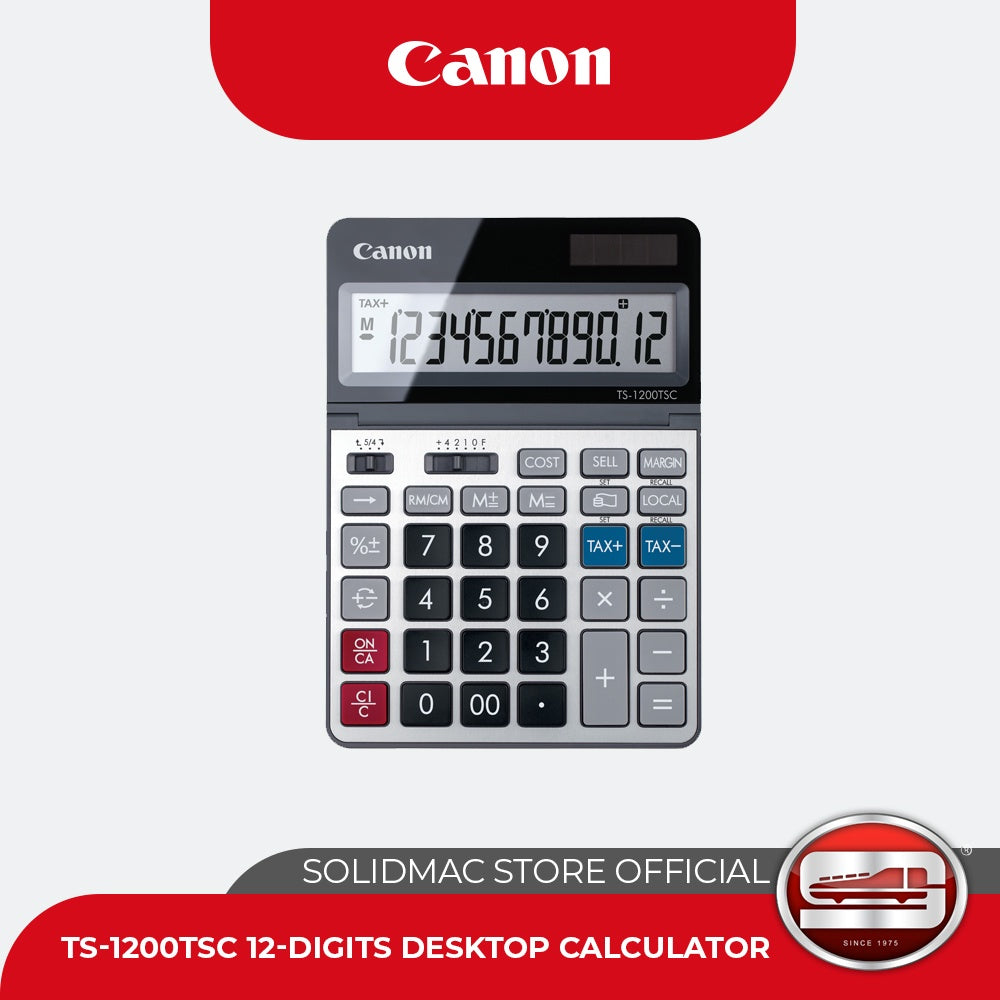 Canon TS-1200TSC 12-digits Desktop Calculator