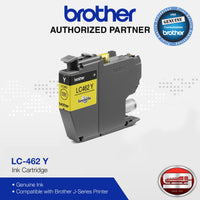 Brother LC-462Y Yellow Genuine Ink Cartridge (550 page yield)