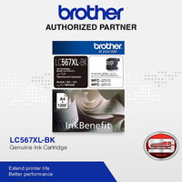 Brother Colour Inkjet Multi-Function LC-567XL BK (Black) ORIGINAL