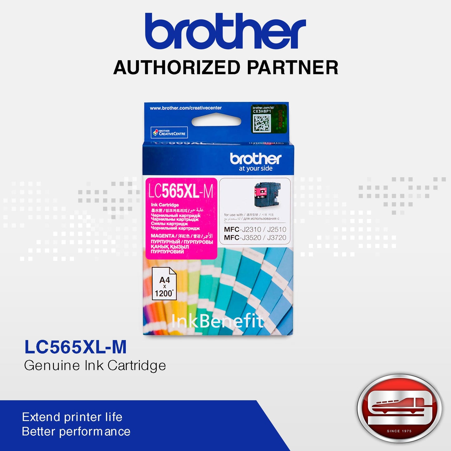 Brother Colour Inkjet Multi-Function LC-565XL M (Magenta) ORIGINAL