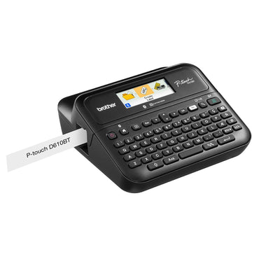 Brother PT-D610BT Label Printer Desktop Bluetooth and PC Connectable Label Printer