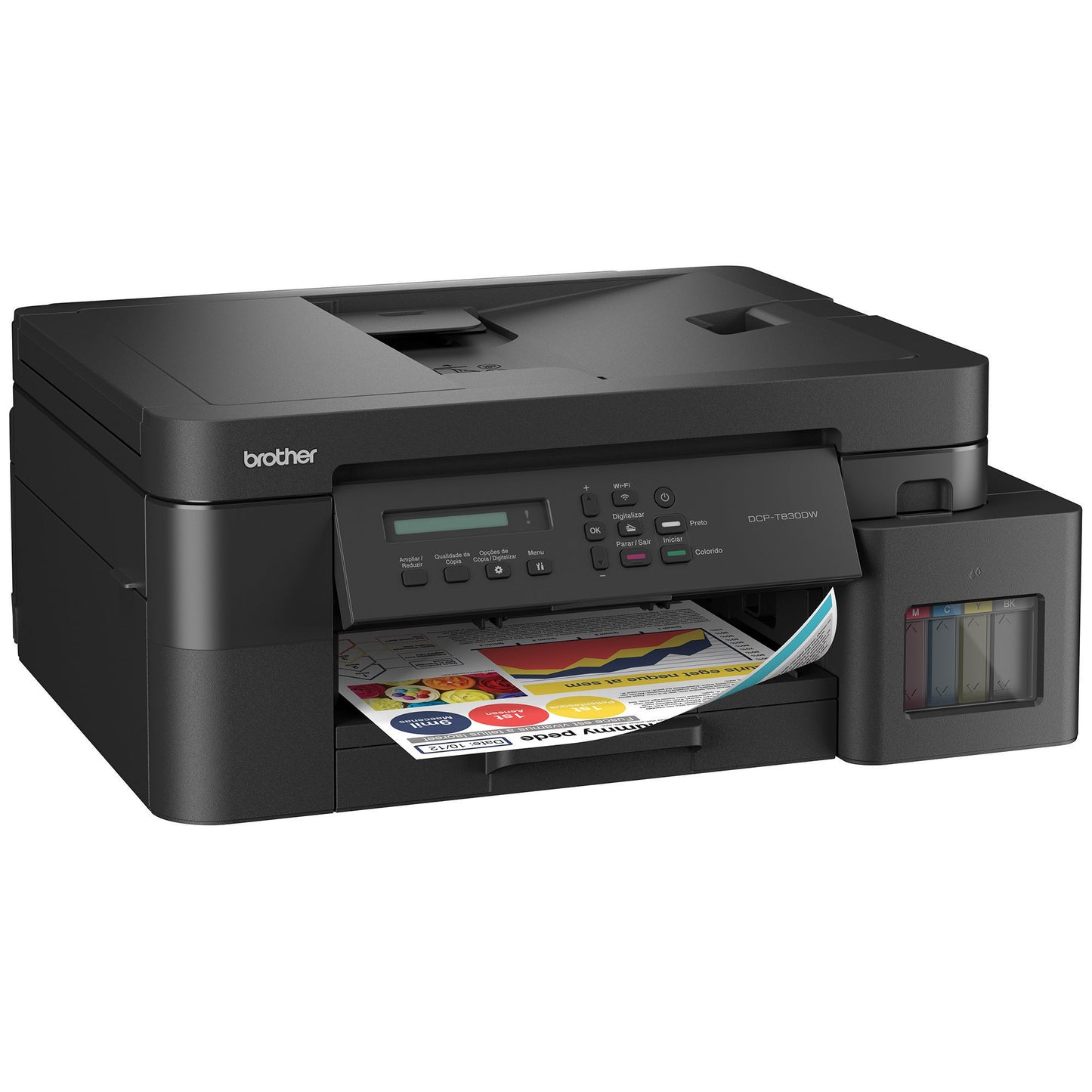 Brother DCP-T830DW InkBenefit Color Ink 3-in-1Tank Multifunctional