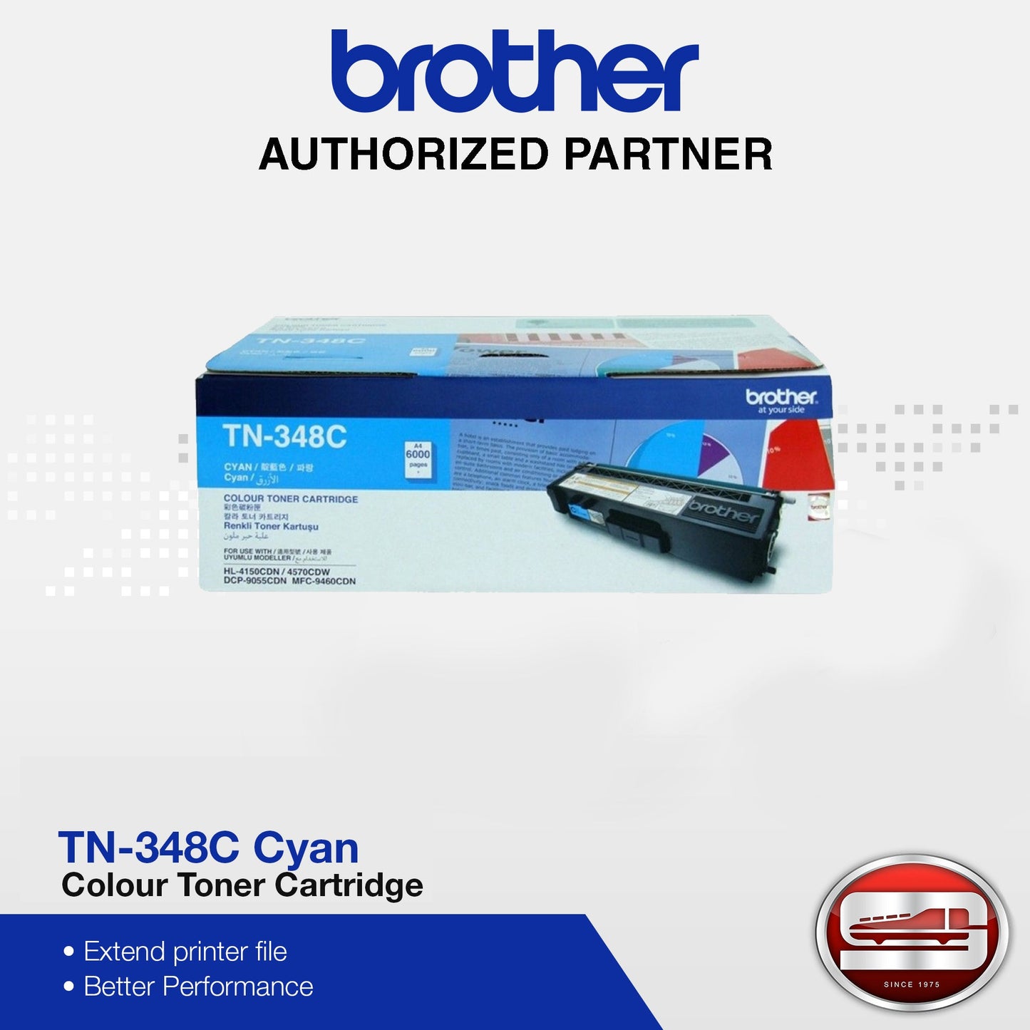 Brother Toner & Drum TN348 CMYK