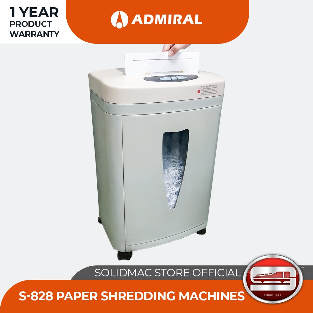 Admiral S-828 Cross Cut Paper Shredder