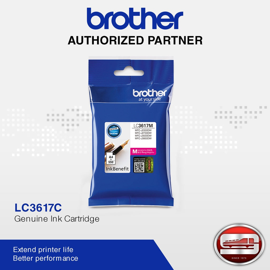 Brother Colour Inkjet Multi-Function LC3617M (Magenta) ORIGINAL
