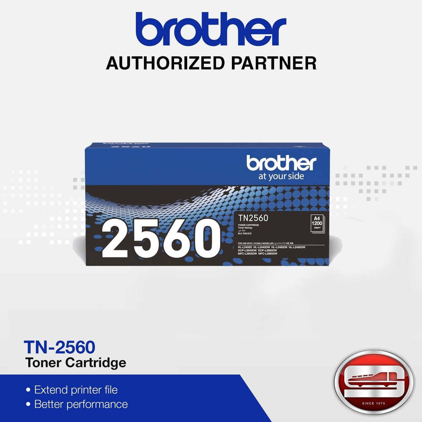 Brother TN-2560 Toner Cartridge - Black