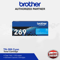 Brother TN-269 Cyan Magenta Yellow Black Original Colour Toner Cartridge