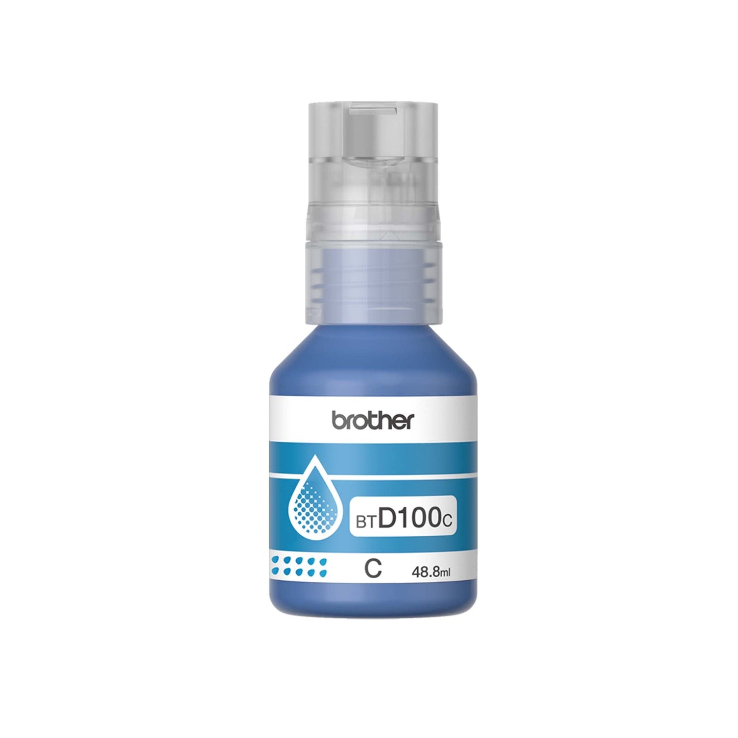 Brother BT-D100C Ultra High Yield Cyan Ink Bottle